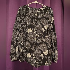 Isabel Materity womens medium sheer flowy blouse